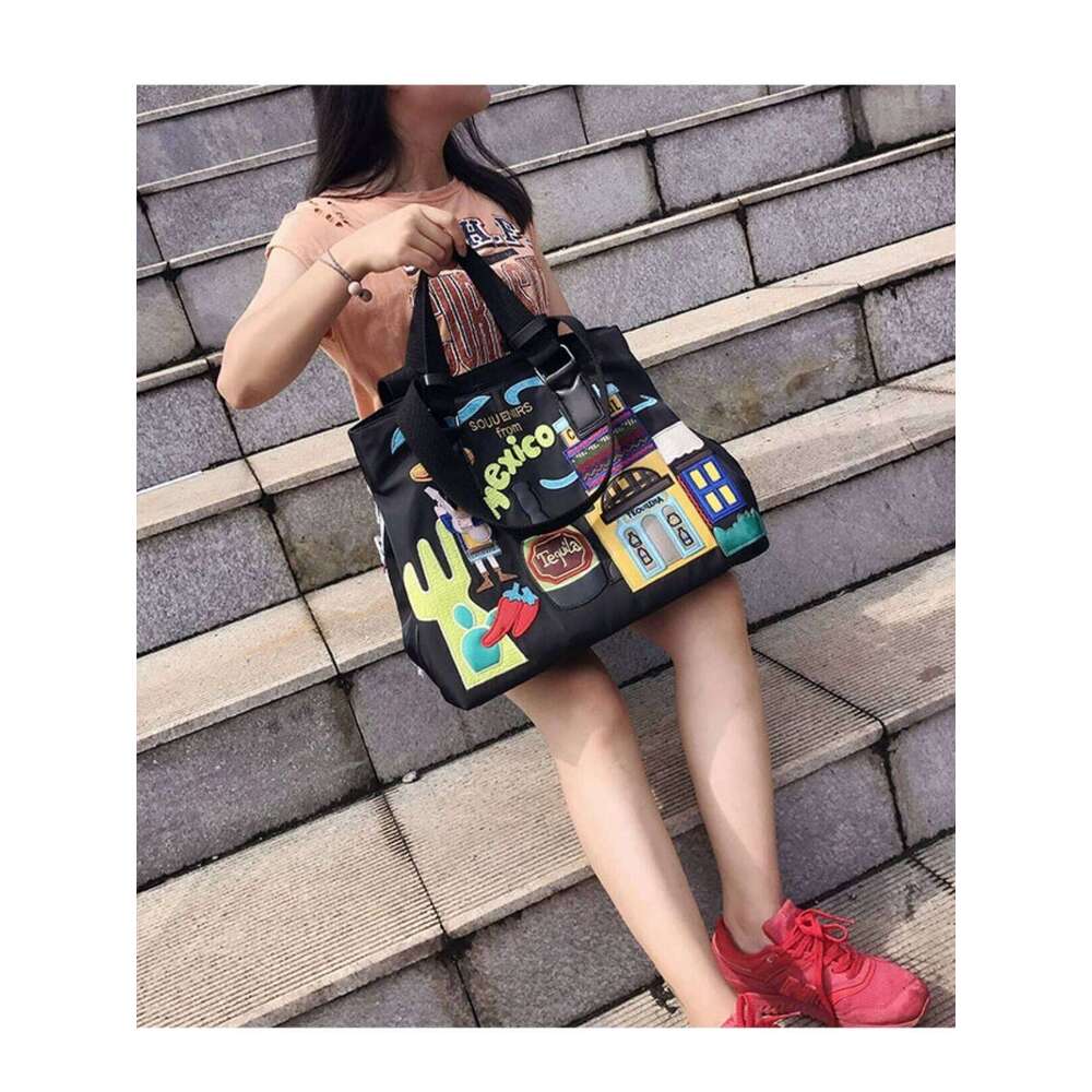 Designer Bag Tote Bag Shoulder Bag Niche Designer For Women New Color Block Embroidered Handbag Large Capacity Shoulder Tote Bag