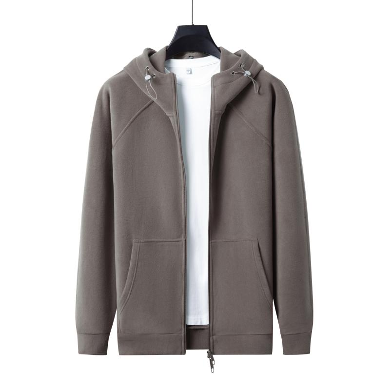 400g double-sided fleece zipper black hoodie sweatshirt with customizable design embroidered soft breathable fashionable and casual hoodie for man