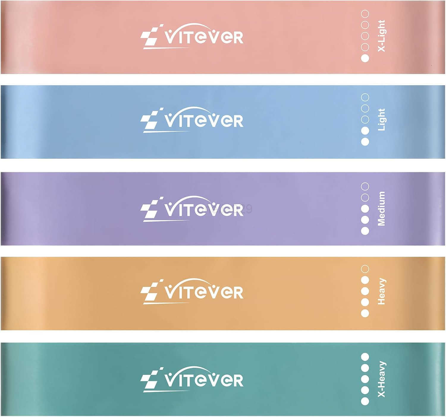 Bands Set Resistance Bands for Working Out Exercise Bands for Women and Men Legs and Butt Stretch Bands for Pilates Yoga Starter Set W250912