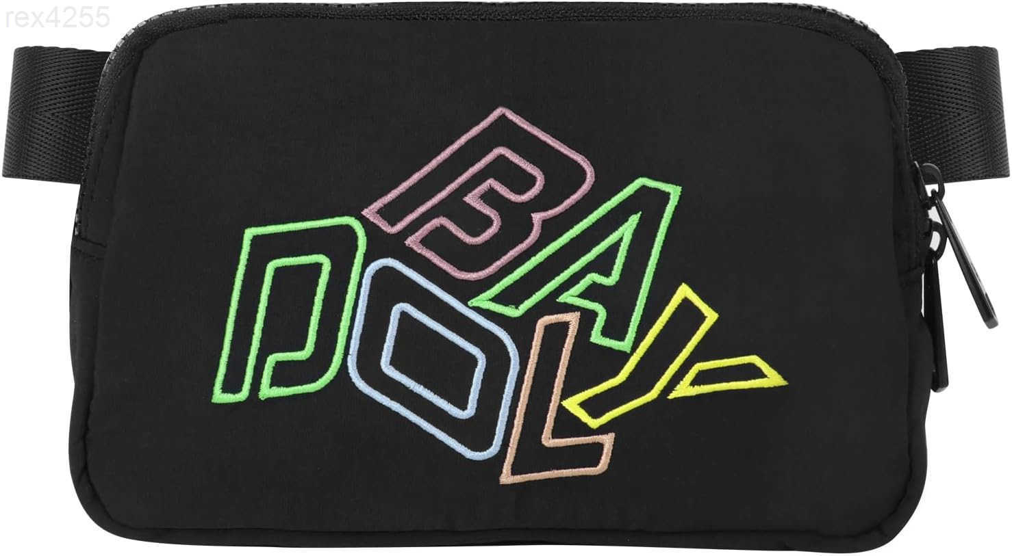 Fanny Pack for Woman Man Crossbody Bag with Lightweight Design Adjustable Crossbody Waist Chest Strap 1L Belt Bag for Gym Hiking Travel BlackW250912