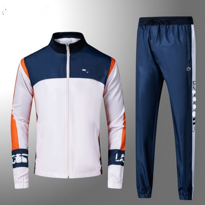 Hot Sale Men's tracksuits zip up hoodie suit hoodie designer tech suit sportswear casual fashion France crocodile embroidery men suit Workout clothes