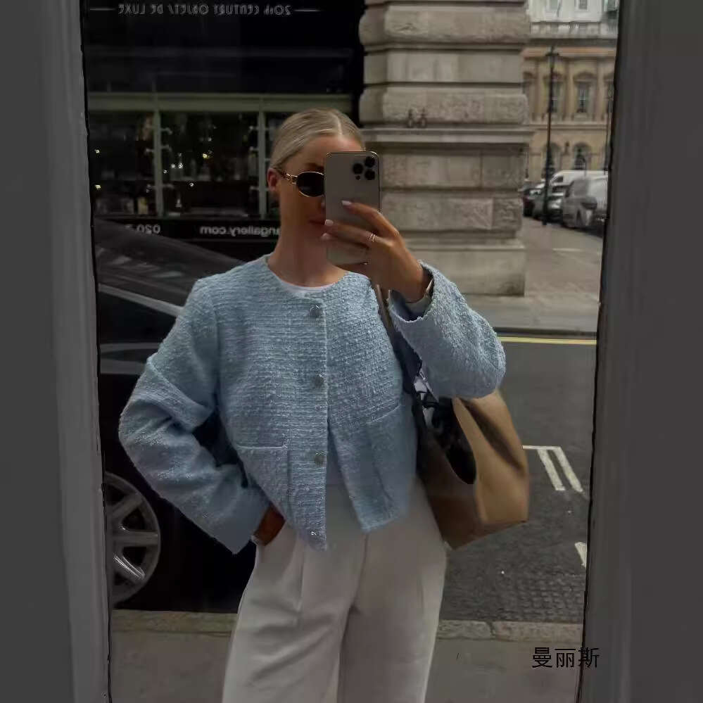 DHEssentials Wind Women's Fashion New Commuting Three-Color Chanel Style Thin Jacket Stylish