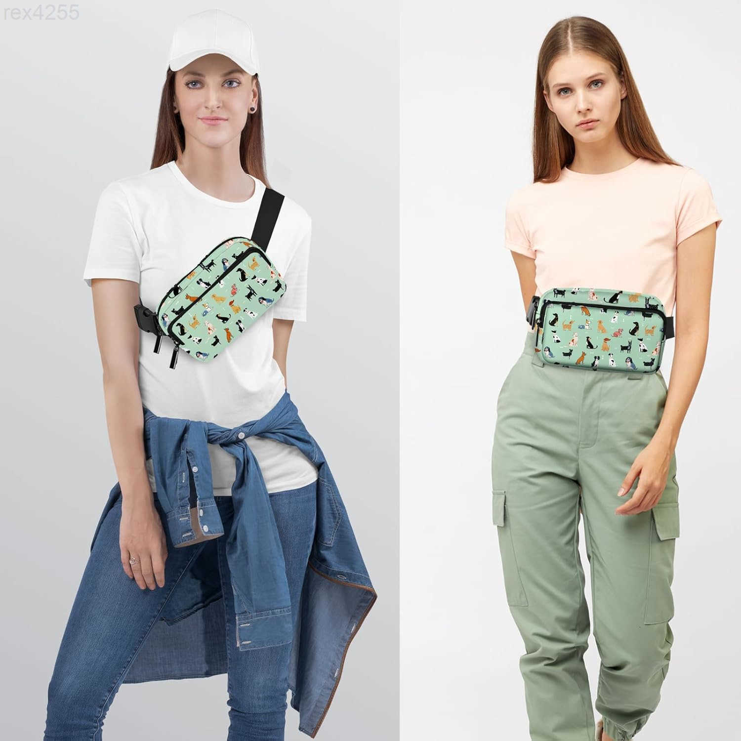 Fanny Pack Women Casual Belt Bag Fashion Waist Pack Easy for Store with Adjustable Strap Traveling Hiking Running WalkingW250912