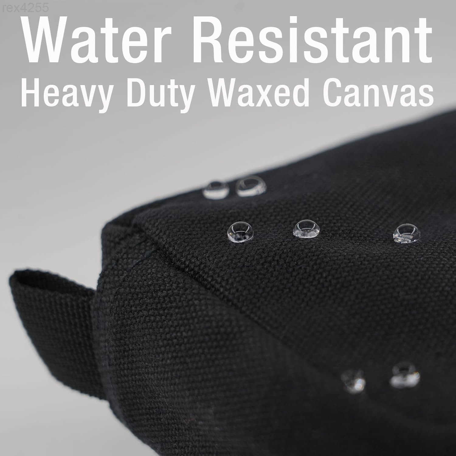 Belt Pouch for Men Women YKK Zippers EDC Belt Pouch Bag Waist Pack for Hiking Traveling Outdoors Water Resistant Tough Waxed Canvas BlackW250912