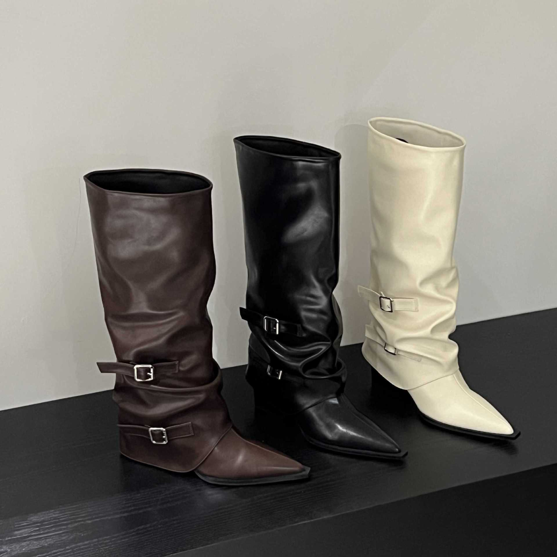 Women's Knee High Platform 2024 - Round Toe, Thick Sole, hot Side Zipper, Fashionable Winter Boots