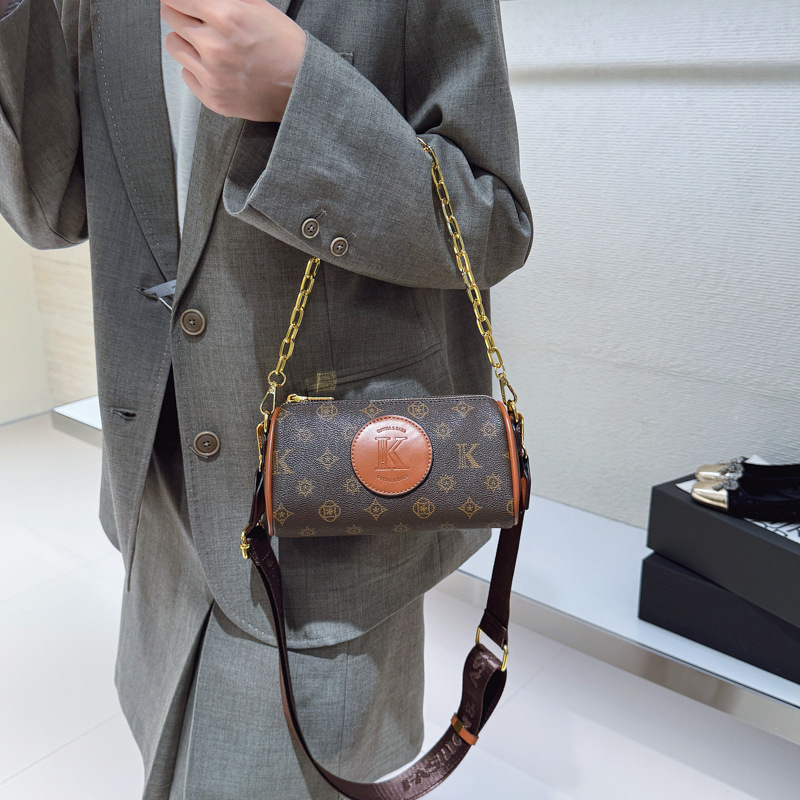 Seasonal New Women Boston Bag Fashion Versatile Tote High End Stylish Shoulder Crossbody Best Seller