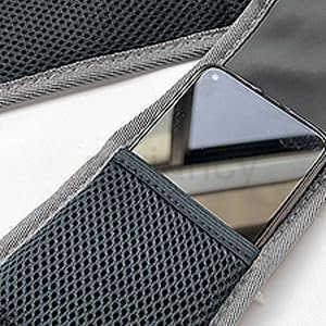 Pet Dog Sling Carrier Hand Free Drawstring Dog Papoose with Adjustable Strap Breathable Mesh Bag for Puppy Cat Crossbody Satchel Dog Purse with Pocket