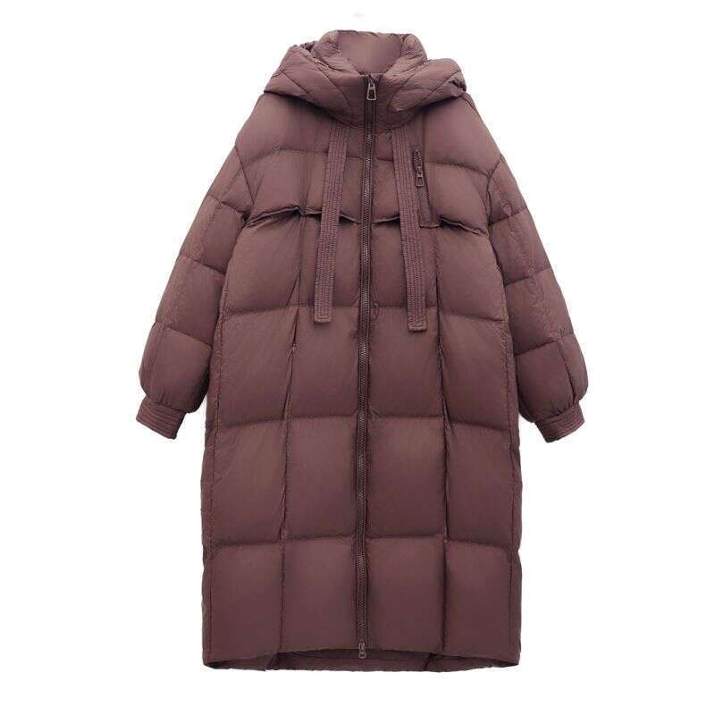 Korean Version Tick Student Blanket Cotton Coat Women's Long Style Over Te Knee Loose Anti Season New Jacket