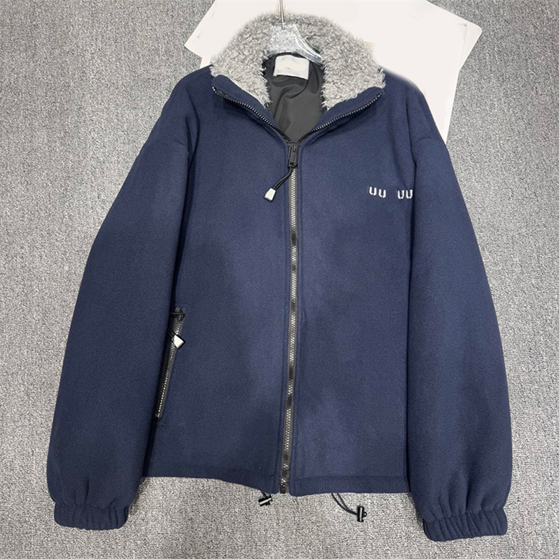 Women Loose Fit Coat Winter Workout Jacket Casual Style Add Fleece Jackets Designer Letters Embroidered Outerwear