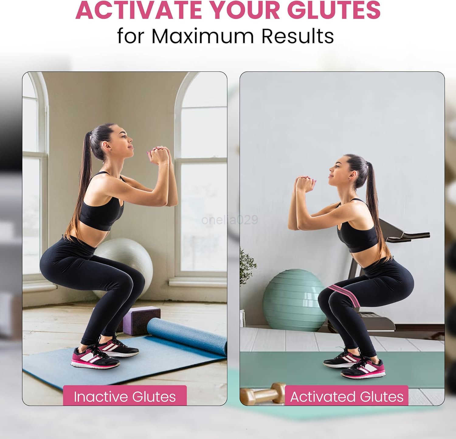 Resistance Bands Set 3Piece Fabric Booty Bands for Women Men NonSlip Workout Bands for Glutes Legs Yoga Includes Instruction Manual W250912