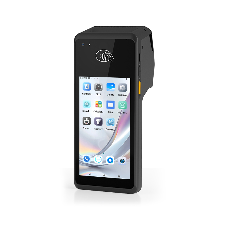 4G handheld commercial POS terminal Android 12 support Bluetooth printing NFC identification WiFi connection 2600mAh battery thermal printing pos