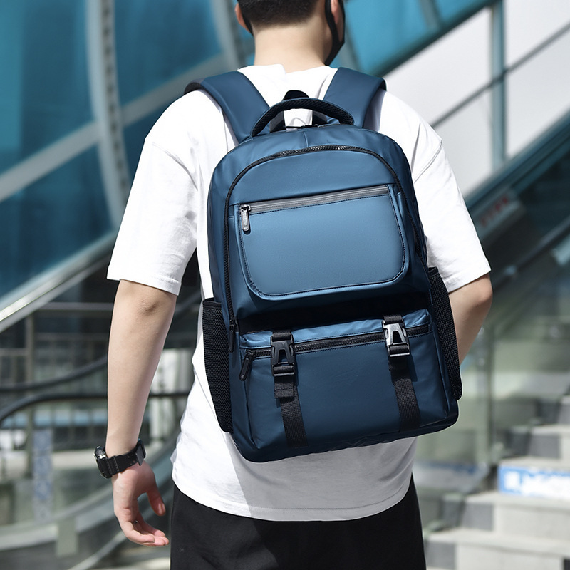 New Simple Casual Backpack For Men Large Capacity Commuter Free Shipping Laptop Backpack Outdoor Water Resistant Designer Bag Luxury Bag Travel Backpa