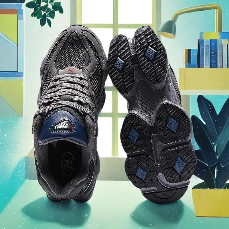 Camping wearresistant odorresistant breathable cushioned student running shoes mens shoes womens shoes 9060 250911
