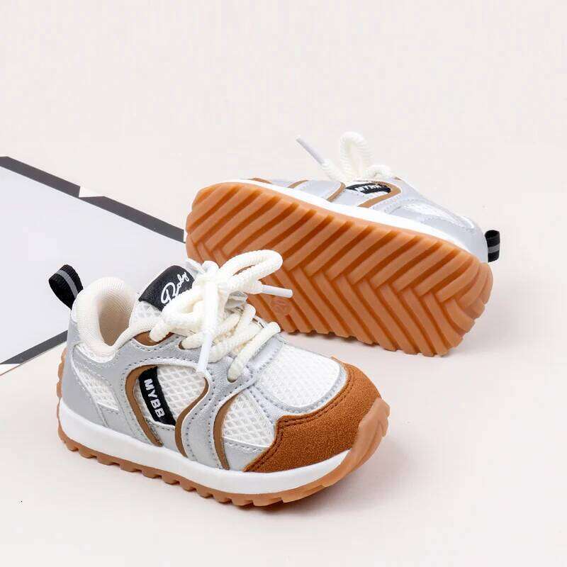 Boys Girls Spring and Summer Mesh Single New Soft Bottom Non-slip Walking 1-2 Years Old Baby Trend Casual Shoes