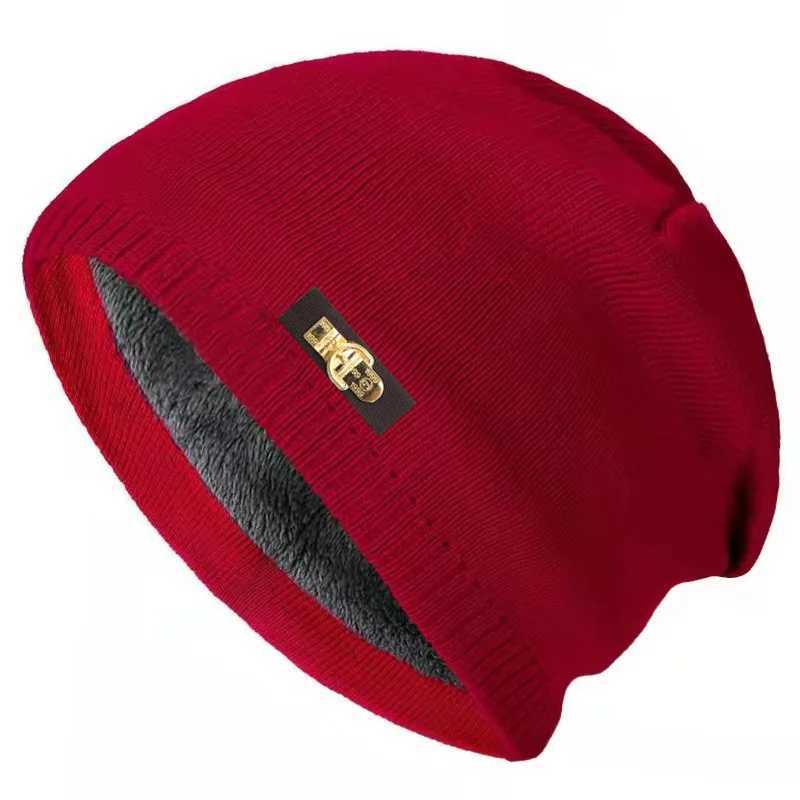 ic ather buck mens and wens knitted hat autumn and winter warm plover hat Korean version anti cold woon hat G250910