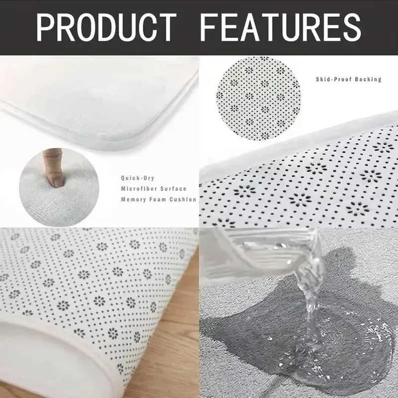 Leaf Area Rugs for Living Room Green Washable Throw Rugs Tropical Monstera Plant NonSlip Bedroom Carpet Porch Entryway Kitchen C250912