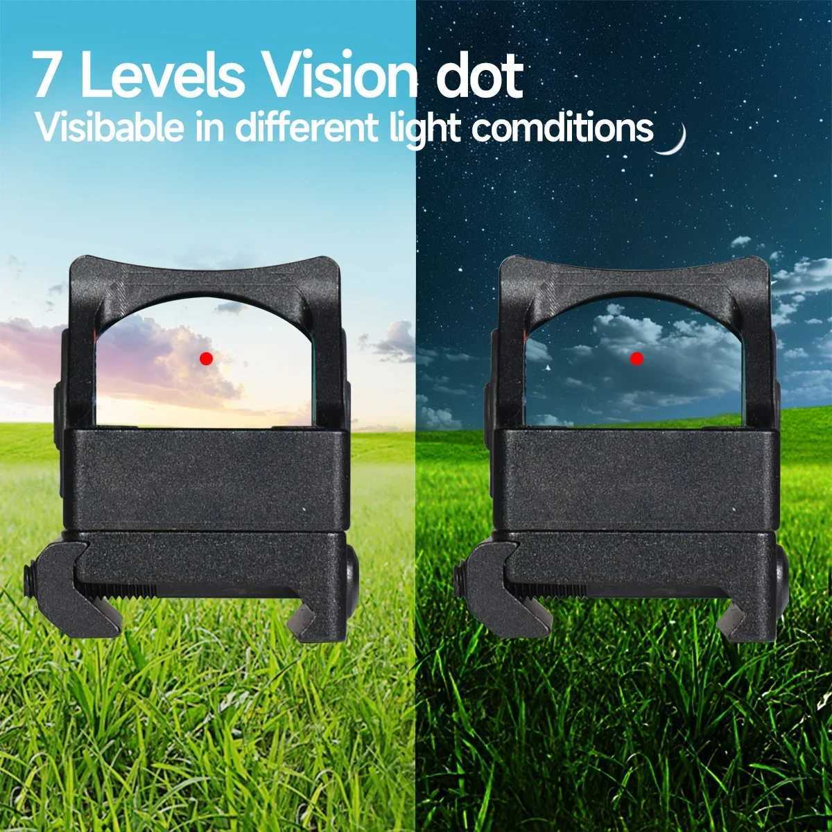 Tactical Red Dot Sight Collimator Reflex Sight Airsoft Hunting Pistol Scope AR15 Optics RifleScope Glock 17 19 for 20mm Rail C250912