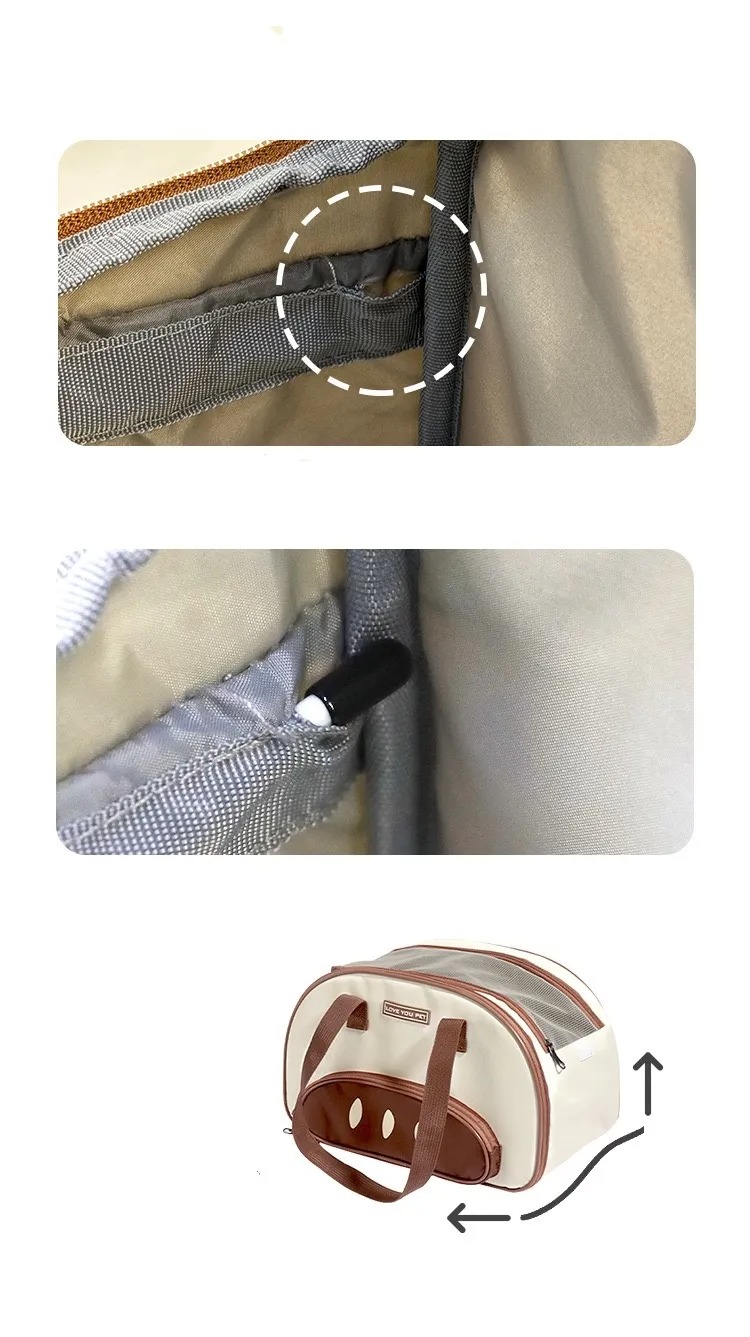 Pet carrier for small cats over 9 LBS Soft side small dog travel carrier Foldable carrying bag Sturdy transport carrier for long distance travel Pet B