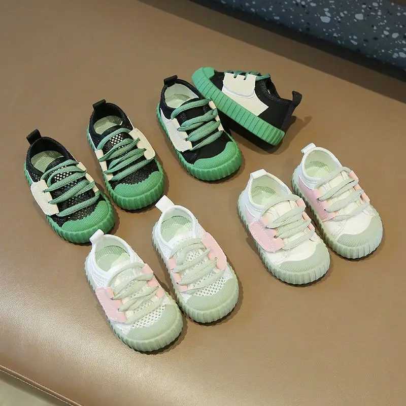 Soft Soled Child Sneakers Comfort Breath Girl Sneaker Fashion Mesh Girls Shoes Simple Versatile Boy Shoe Light Daily Casual Shoe Y250912