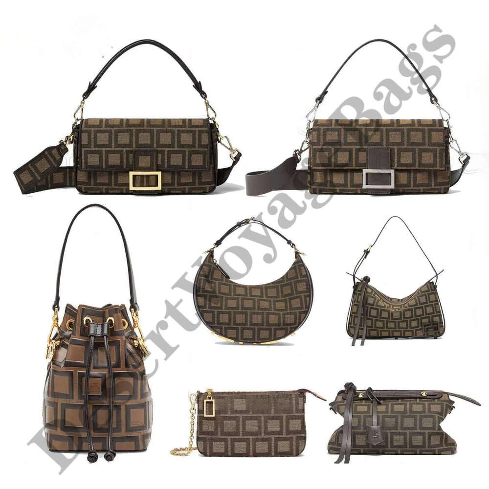 Designer Bag Crossbody Bags Womens Leather Emed Drawstring Bucket Bags 2 Sizes Canvas Baguette Pochette Shoulder Bag Best Seller Underarm Bag Luxury Bag Dhgate