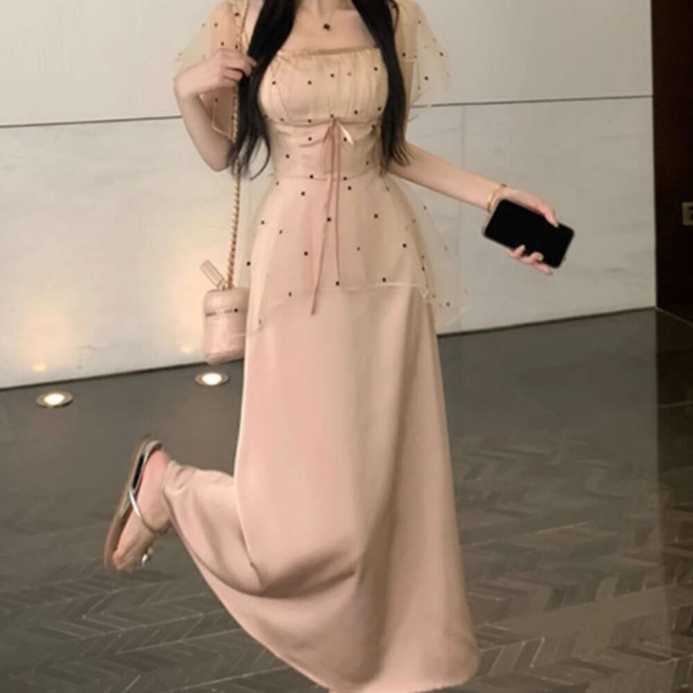 DHEssentials This Year's Trendy Beautiful Women's Summer French High-End Elegant Sister Little Chanel Style Long Dress