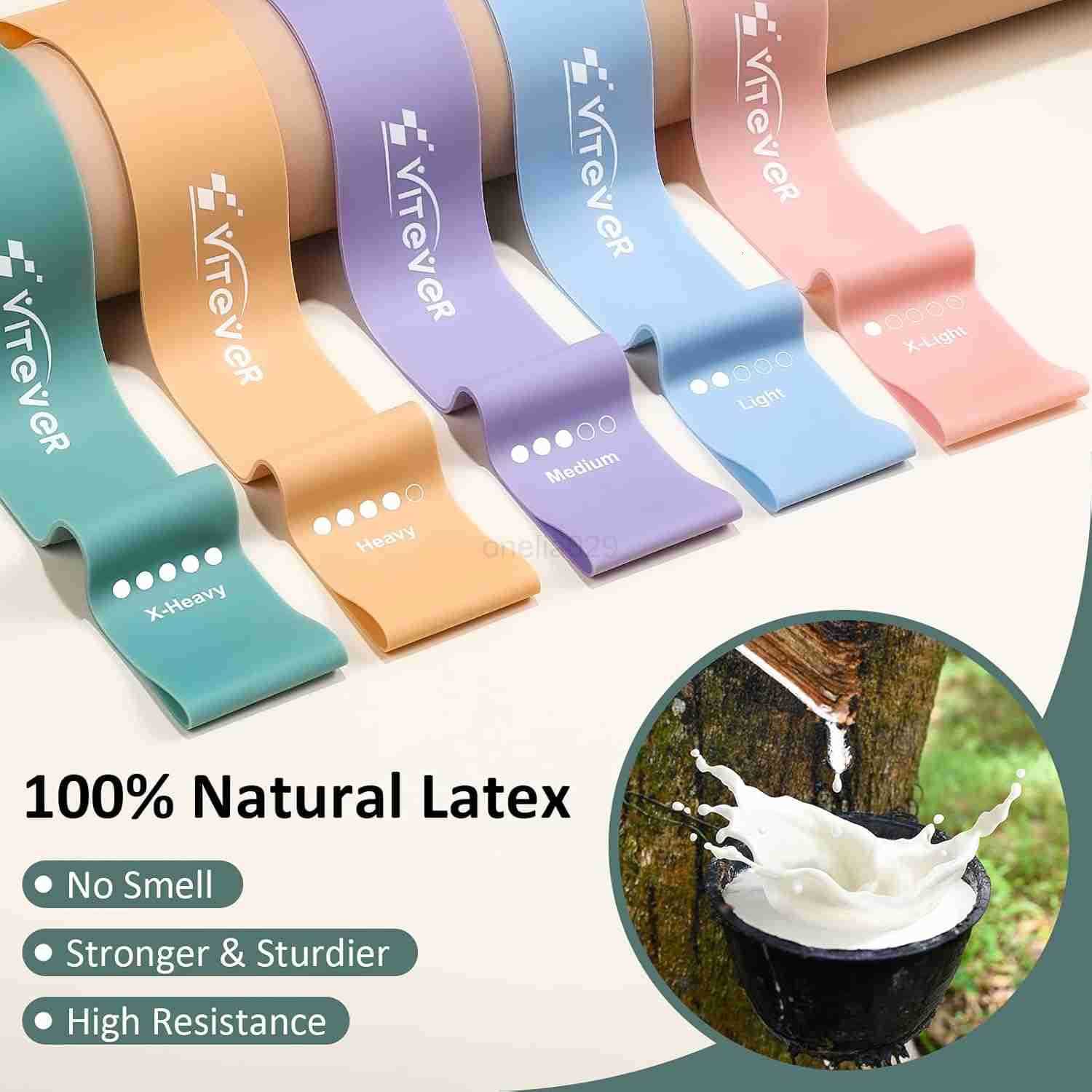 Bands Set Resistance Bands for Working Out Exercise Bands for Women and Men Legs and Butt Stretch Bands for Pilates Yoga Starter Set W250912