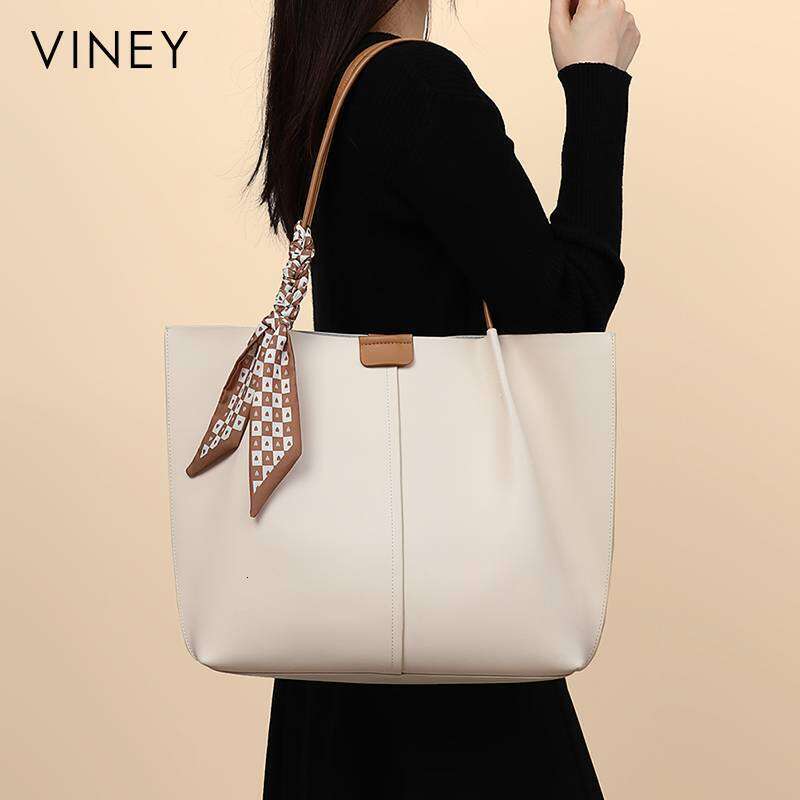 VINEY Women 2025 New Women's Tote Capacity High-End Hand-Held Commuting Shoulder Large Bag