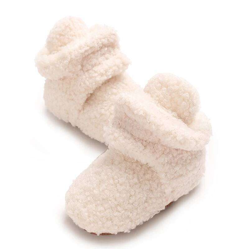 "Baby Winter Boots 0-18M - Cozy First Walkers Soft Cotton Socks Shoes | Warm