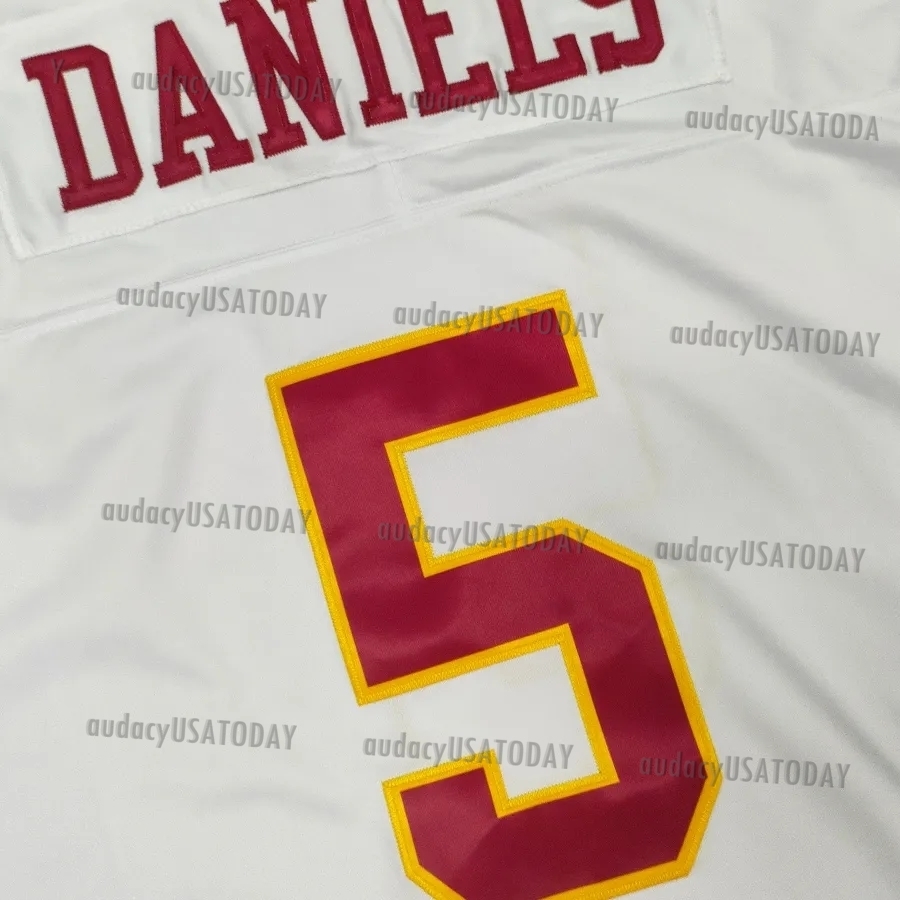 Jayden Daniels 5 Frankie Luvu 4 Mike Sainristil 0 Deebo Samuel Sr 1 Bobby Wagner 54 Terry McLaurin 17 Personalize Customize Football Jerseys Custom De