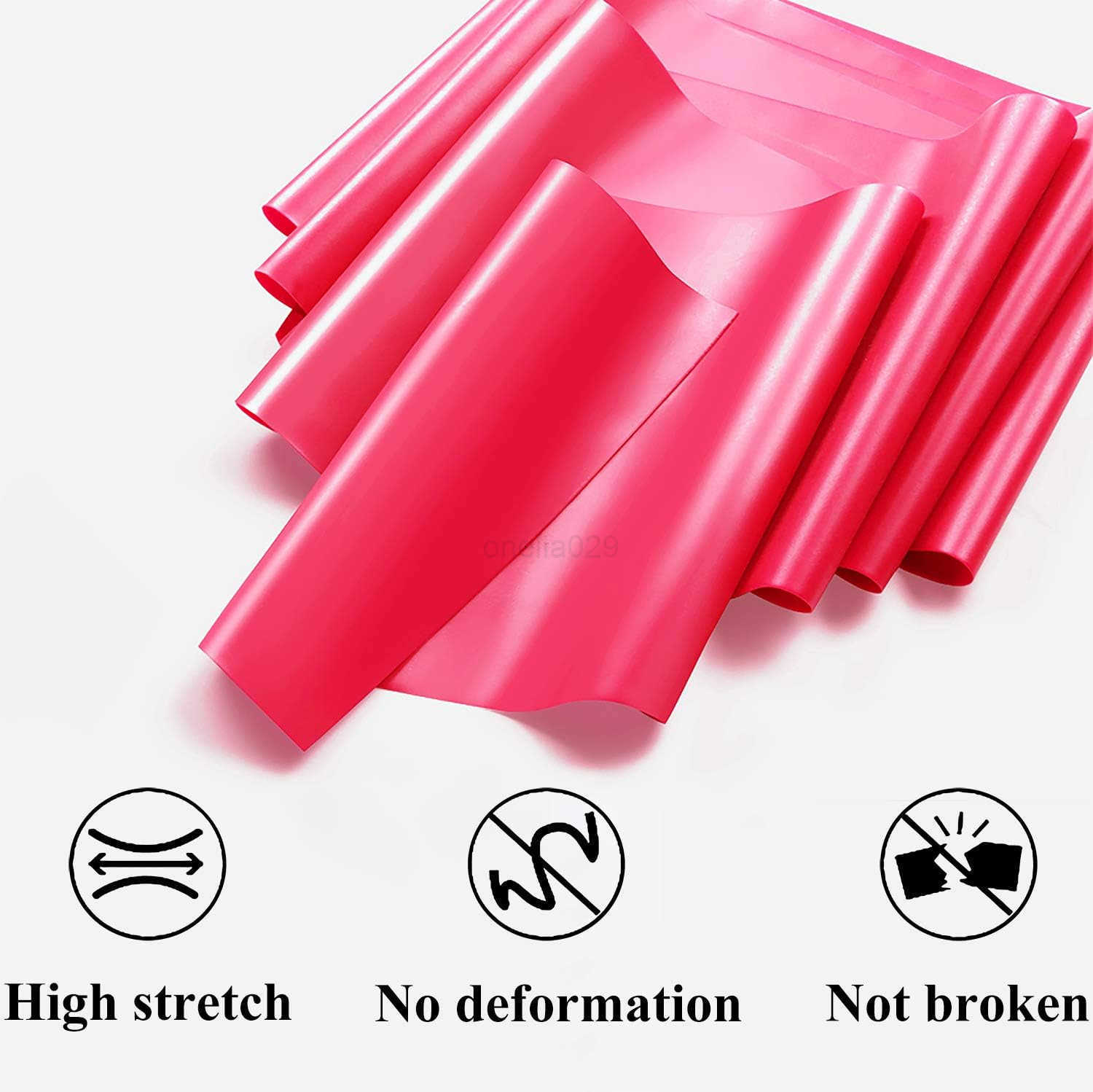 Resistance Bands Elastic Exercise Bands Set for Recovery Physical Therapy Yoga Pilates RehabFitnessStrength Training W250912