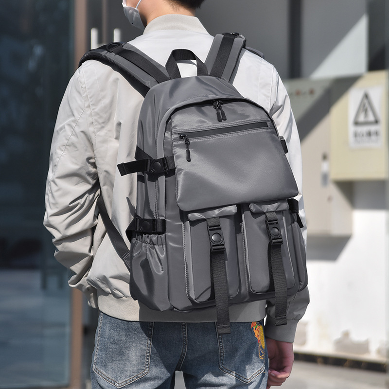 Backpack Men S New Fashion Trendy Casual Free Shipping Designer Bag College Student Bag Luxury Bag Men S Commuting Large Capacity Travel Computer Back