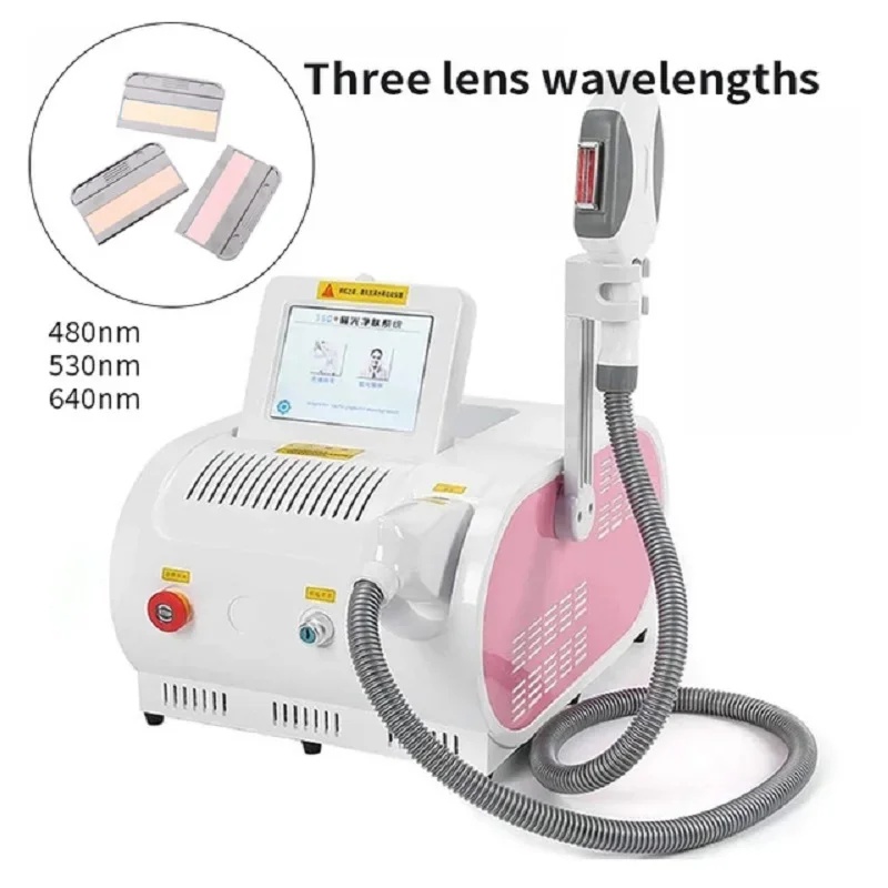 OPT 3 Wavelength Hair Removal Laser Machine Equipment For Painless Hair Removal And Skin Rejuvenation Device