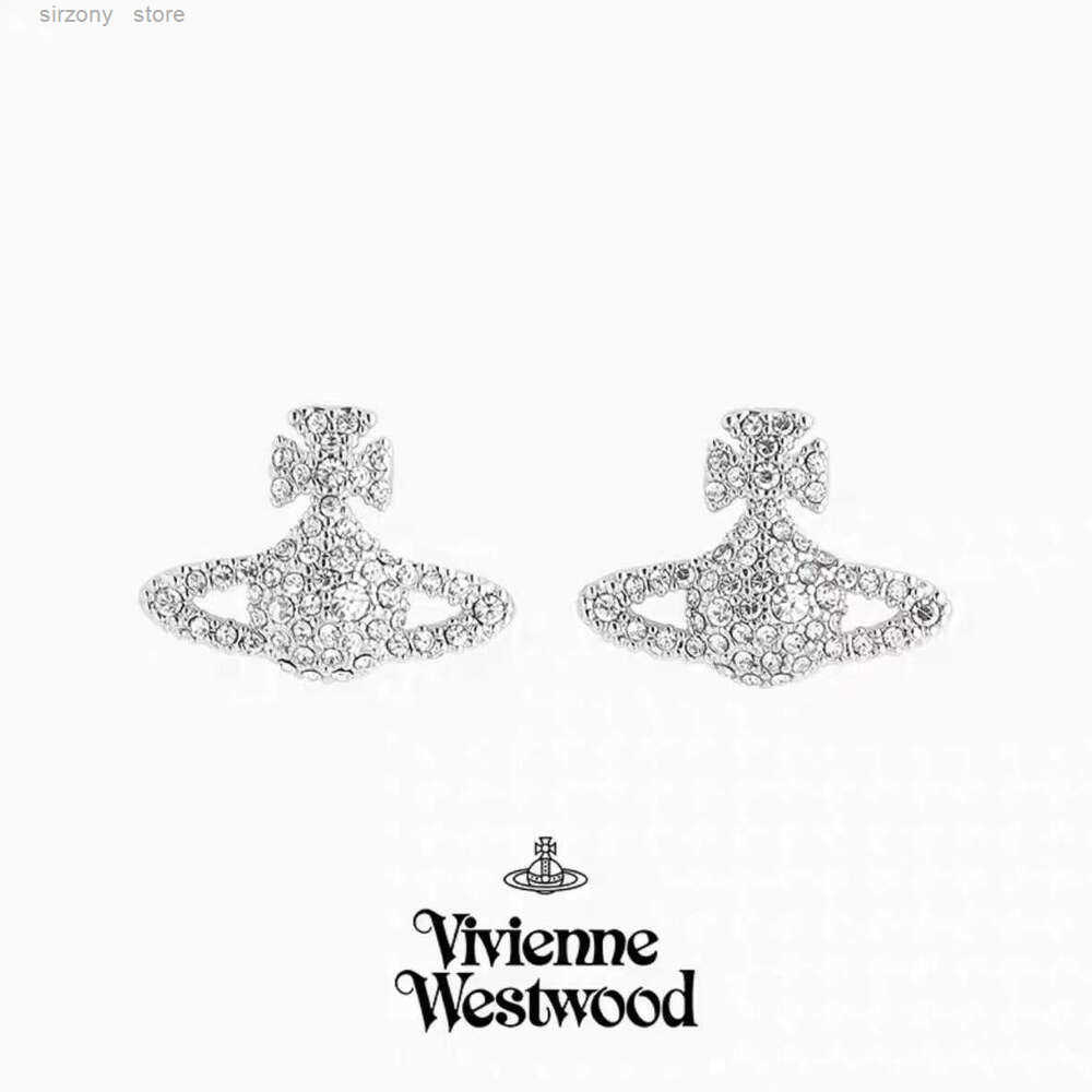 Viviane Necklace Trend er High Version Same Full Diamond Vivianne West Wood Jewelry Celebrity Minimalist Earrings Female Viviane Bracelet 9F5 Z250911