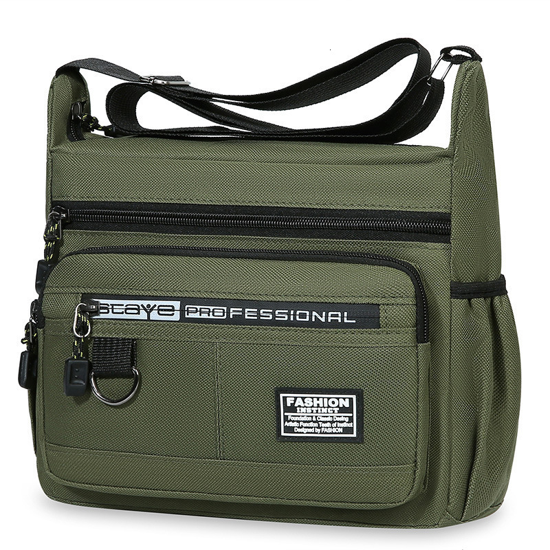 Five Layer Multi Layer Men S Crossbody Bag Large Capacity Multi Pocket Luxury Bag Men S Shoulder Bag Waterproof Designer Free Shipping Bag Wear Resist