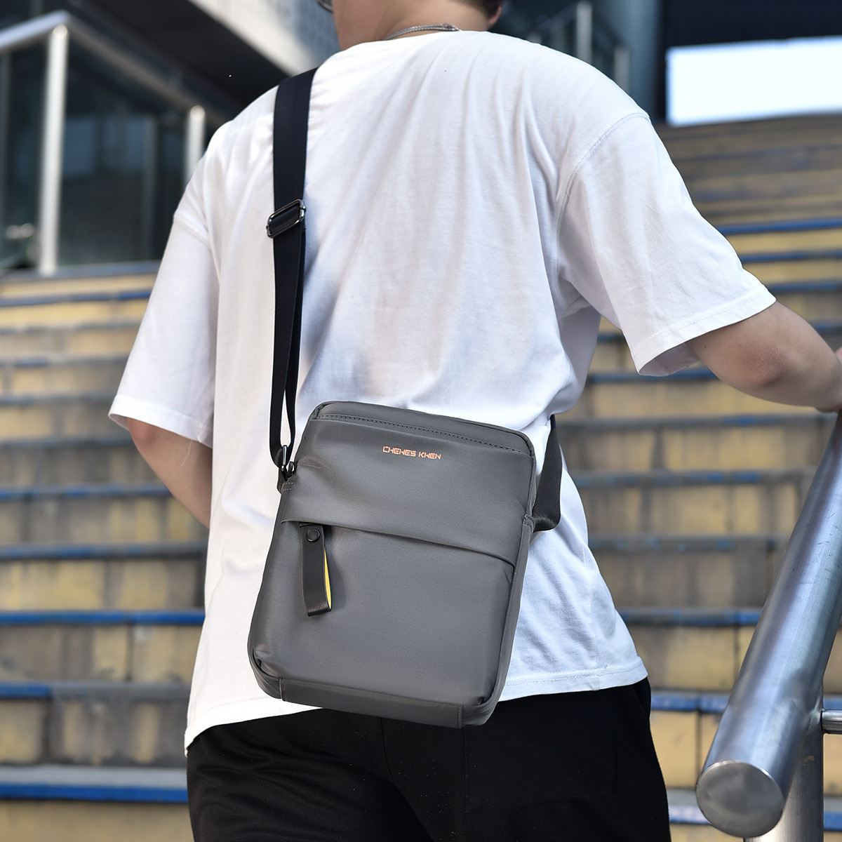 Men S Crossbody Bag New Fashion Large Luxury Bag Capacity Waterproof Casual Compact Convenient Designer Free Shipping Bag Storage Urban Travel Shoulde