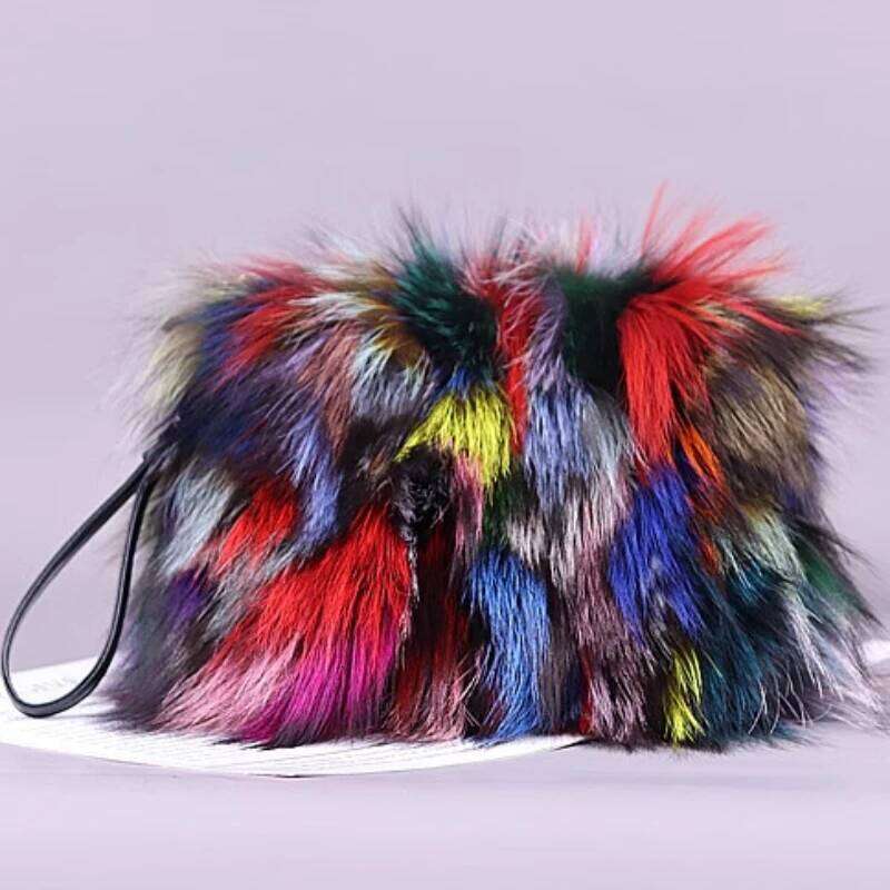 Designer Bags Crossbody Bags For Women Trend Fashion Fluffy Fox Fur Chain Shoulder Bag New In High Grade Elegant Exquisite Handbag Luxury Bag