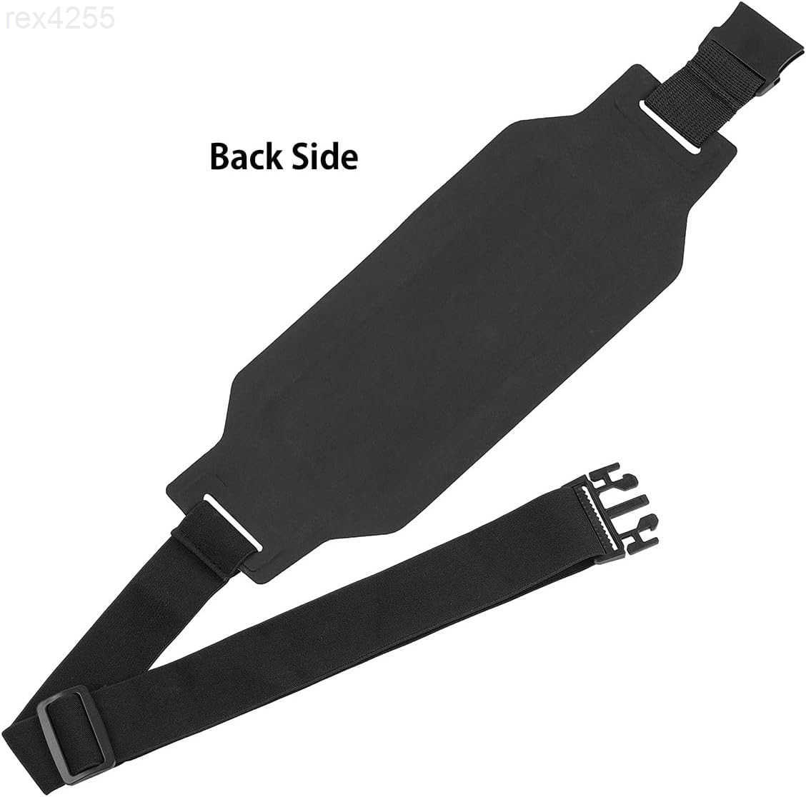 Running beltSlim Running Waist Fanny Pack Runner Exercise Phone Belt Hip Pouch Bag for Women Men iphone Samsung Black GreyW250912