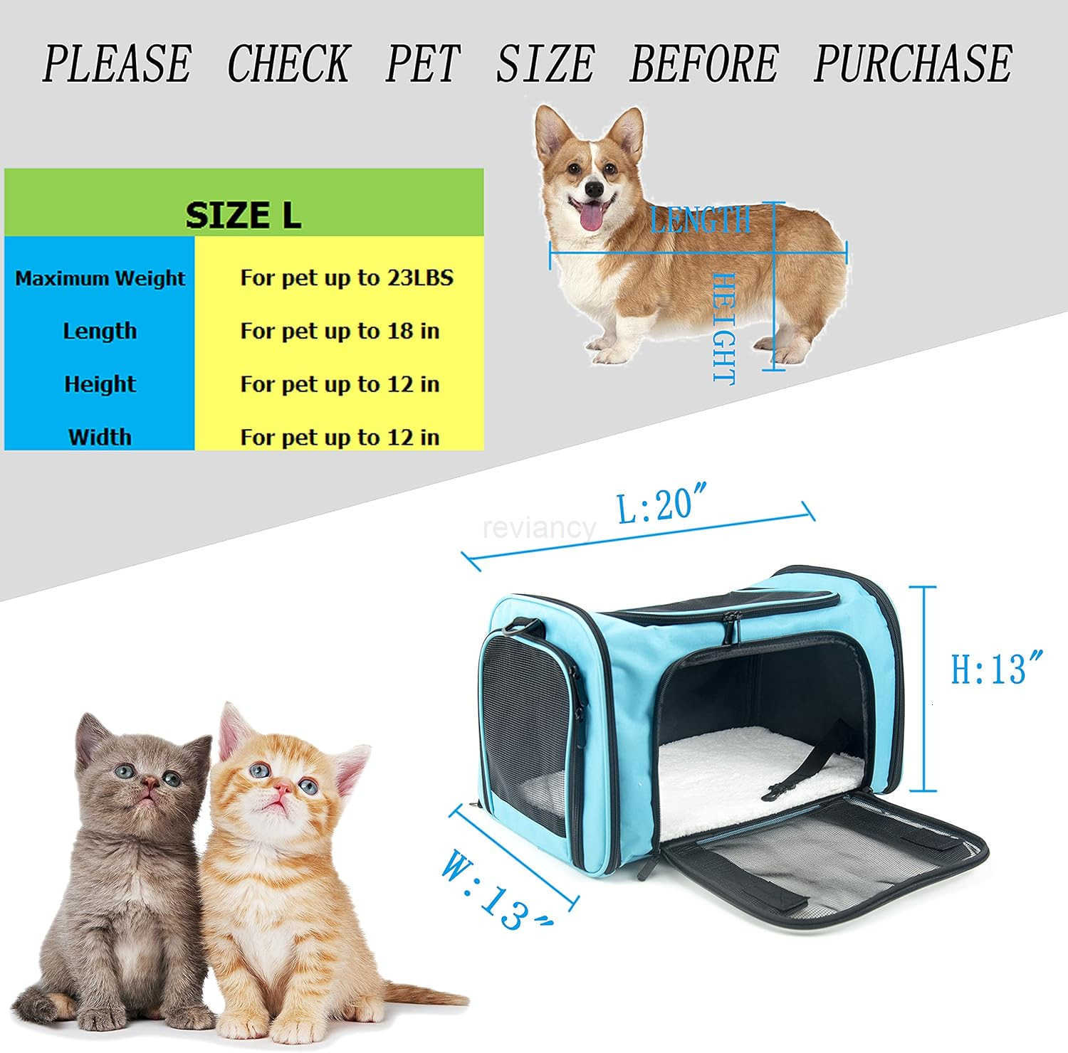 Soft Sided Carrier for Small Medium Cats DogsTSA Airline Approved Collapsible Travel Pet Carrier Medium PinkW250912