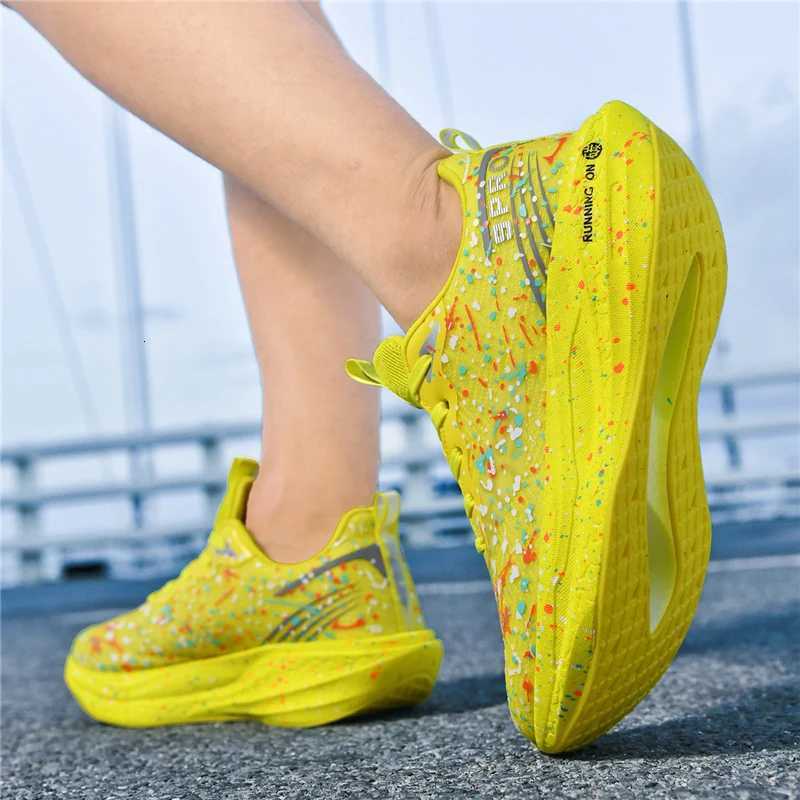 Mens Running Shoe Marathon Men Sport Breathable Lightweight Womens Comfortable Nonskid Four Season Outdoor Running Shoes W250912