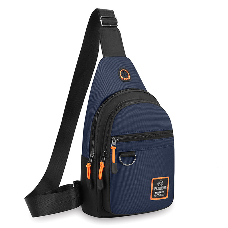 Designer Bag Chest Bag For Men New Korean Free Shipping Style Versatile Chest Small Crossbody Bag Waterproof And Durable Luxury Bag Oxford Cloth Small