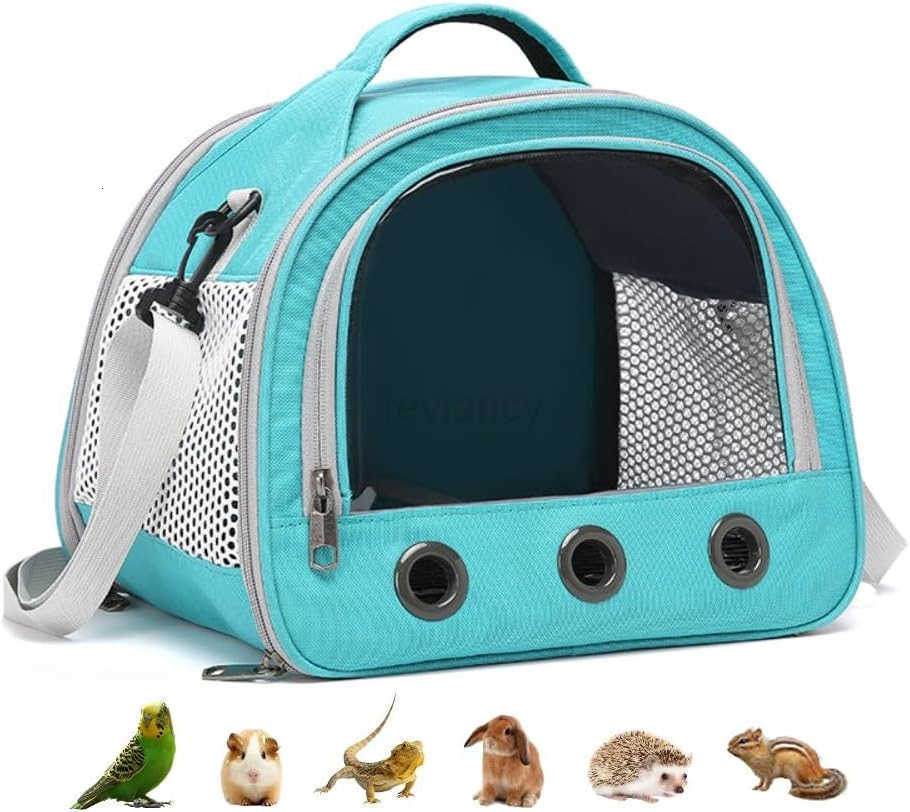 Pig Carrier BagSmall Animal Bird Parrots Ferret Hamster Squirrel Rabbit Turtle Carrier BagPortable Bunny Bearded Dragon Carrier Travel Carrier Outdoor
