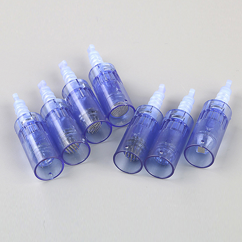 Dr Pen A6 Replacement Micro Needles - Set of Various Sizes for Advanced Skin Treatment 1 3 5 7 9 12 24 36 42 Pin Round Nano 3D 5D MTS Tips 100Pcs Cart