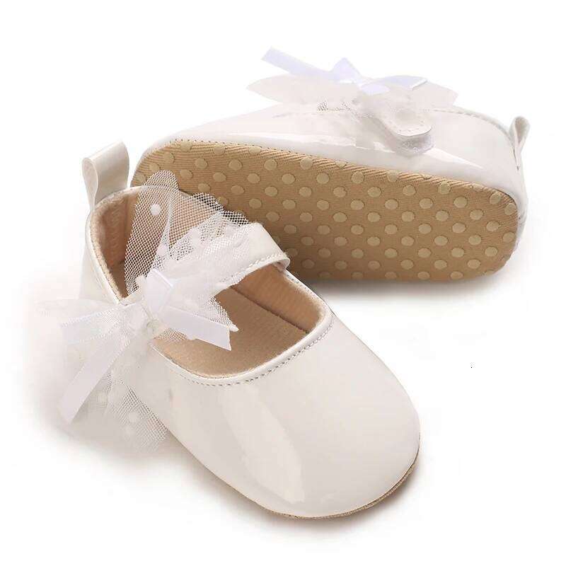 Baby Girls 0-18 Months First Walkers Soft Sole Princess Shoes Spring Autumn Cute Bow Comfortable