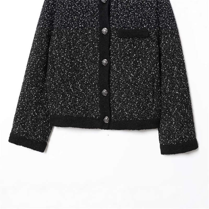 DHEssentials 2025 Autumn New Style Women's Chanel-inspired Loose Design Long Sleeve Jacket Coat 1224935