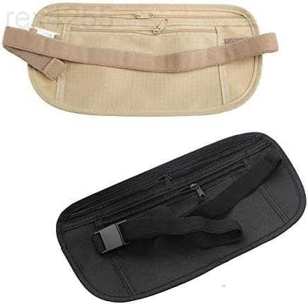 Money Belt for Travel Hidden RFID Security Pouch AntiTheft Passport Fanny Pack for Men Women Present Gift money pouches for cash small travel money po