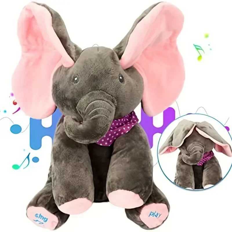 2025 New Hideandseek Elephant Plush Toy Baby Hideandseek Game Toy Singing Interactive Musical Toys Gifts Z250912