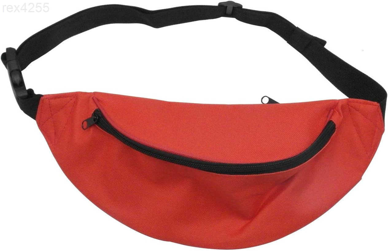 Unisex Fanny Pack for Women Men Fashion Sporty Multipurpose 2Zipper Waist Belt Bag Fanny Pack Waist Bag Adjustable Strap for Sport Hiking Traveling Pa