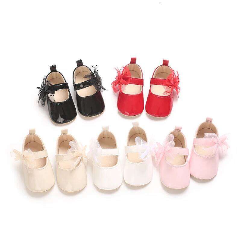 Baby Girls 0-18 Months First Walkers Soft Sole Princess Shoes Spring Autumn Cute Bow Comfortable
