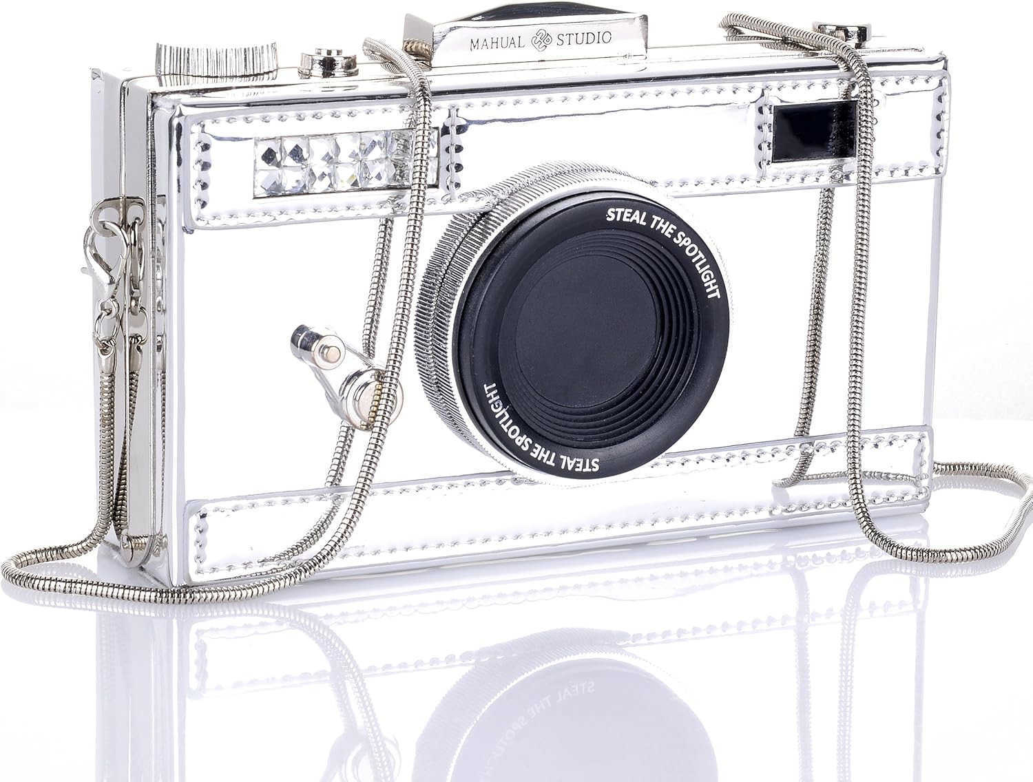 Camera Shoulder Bag PU Leather Crossbody Bag Vintage Novelty Cute Handbag Purse M250912