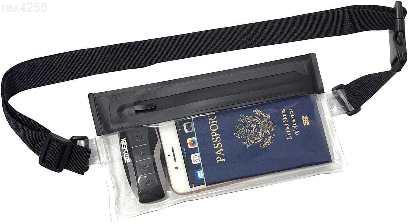 Small Crossbody Bag Travel Fanny Pack Water Resistant Chest Bag Waist Pouch for Biking Running Walking Workout Sports Event ClearW250912